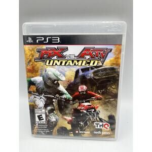 MX vs. ATV Untamed Game (PS3) CIB With Manual - Tested, Working!